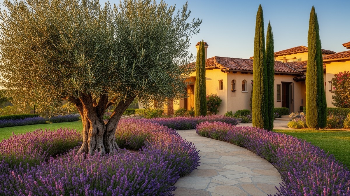 Anaheim, CA Mediterranean Garden Ideas