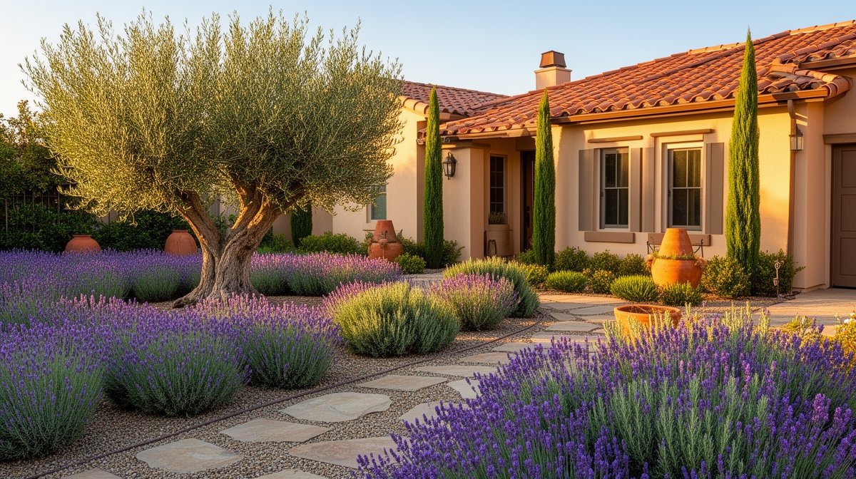 Fontana, CA Mediterranean Garden Ideas