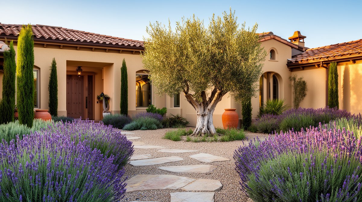 Ontario, CA Mediterranean Garden Ideas