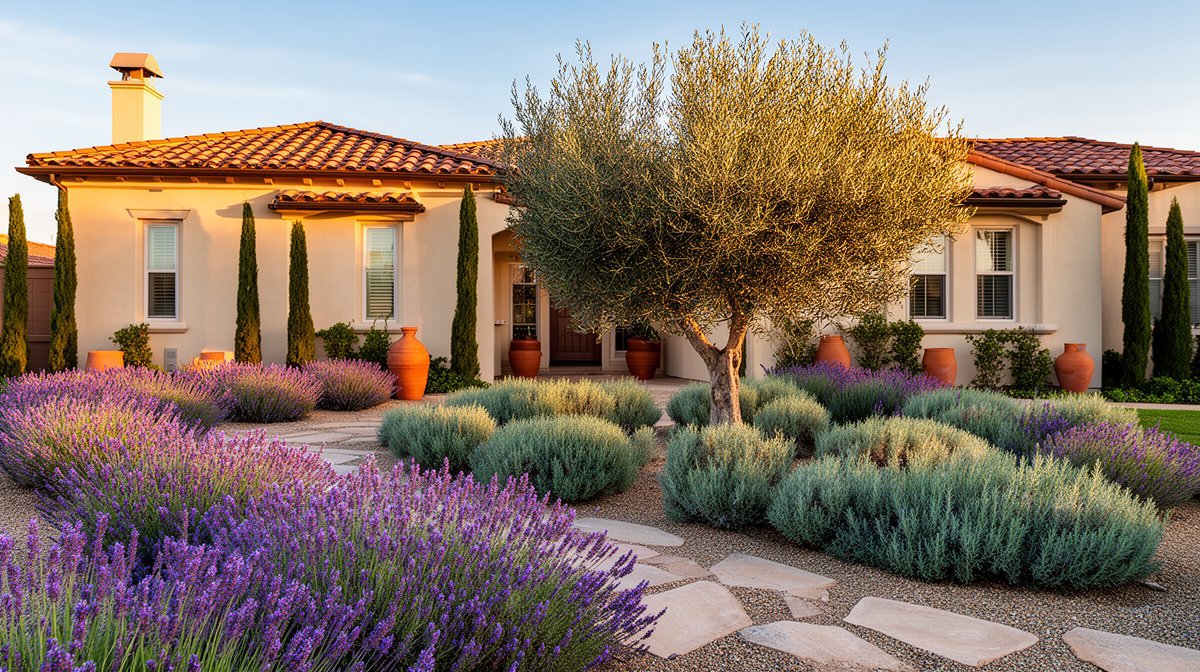 Oxnard, CA Mediterranean Garden Ideas