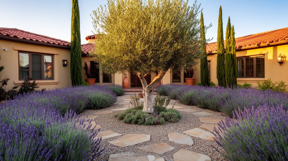 Santa Clarita, CA Mediterranean Garden Ideas