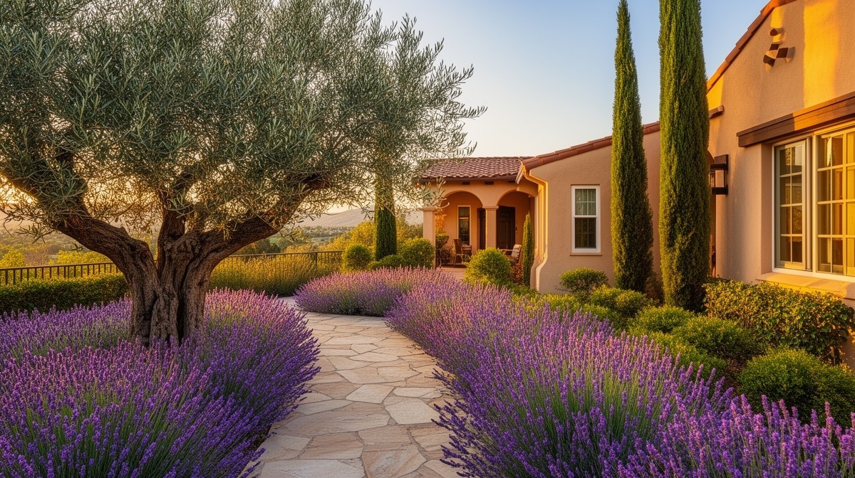 Stockton, CA Mediterranean Garden Ideas
