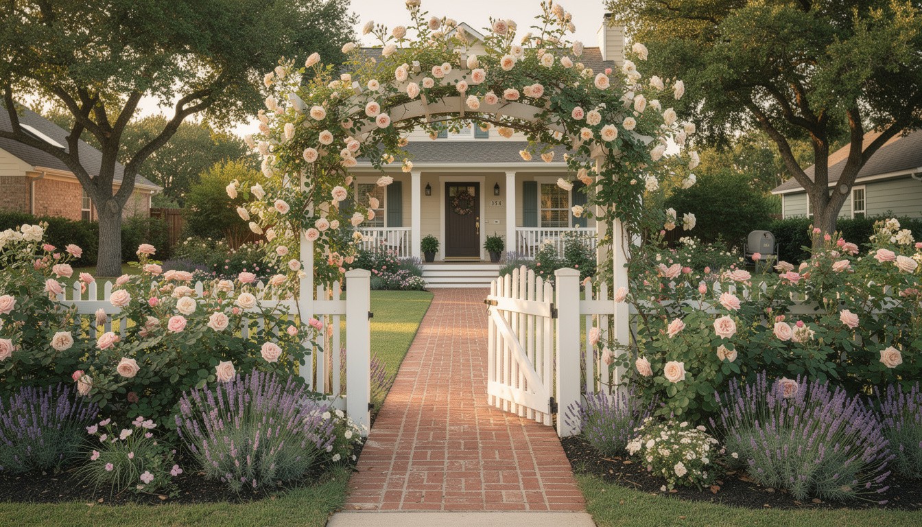 Cottage/English front yard in Arlington, TX