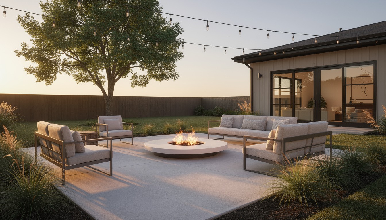 Modern/Minimalist backyard in Arlington, TX