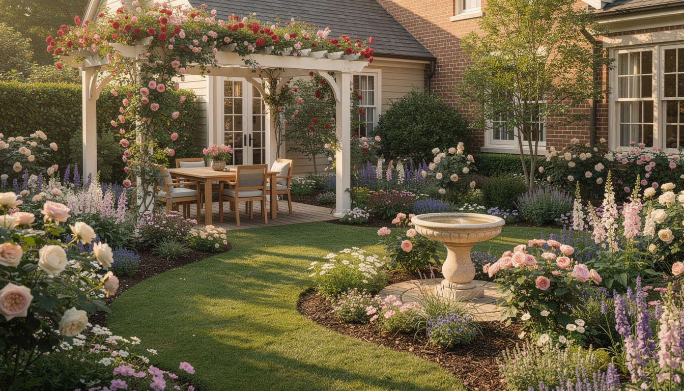 Cottage/English backyard design in Atlanta, GA