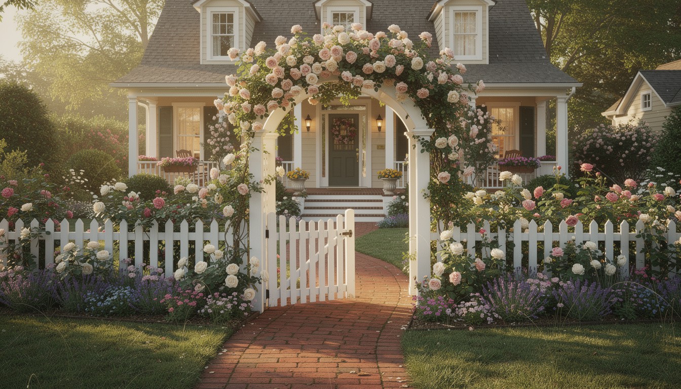 Cottage/English front yard in Atlanta, GA