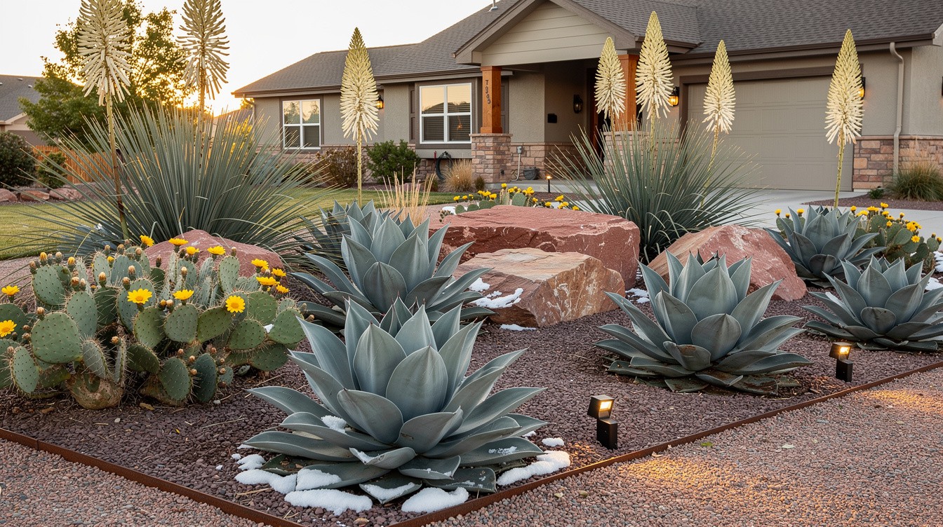 The Cold-Hardy Agave and Yucca Garden — Desert/Xeriscape garden in Aurora
