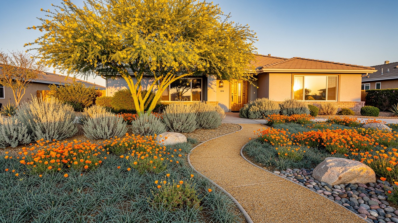 The Central Valley Native Xeriscape — Desert/Xeriscape garden in Bakersfield