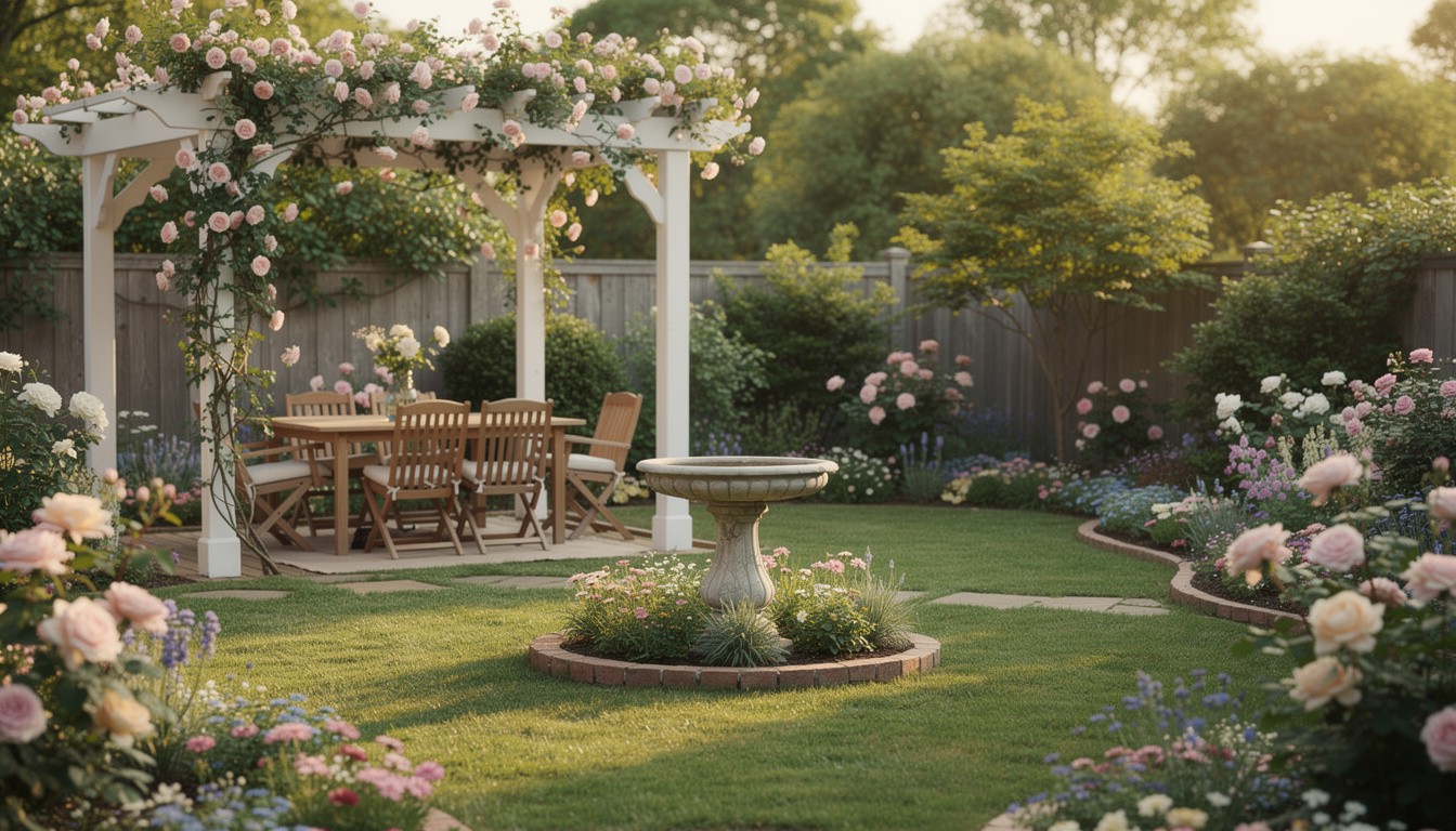 Cottage/English backyard design in Baltimore, MD