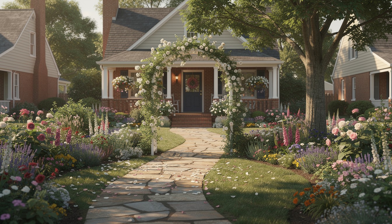 Cottage/English front yard design in Baltimore, MD