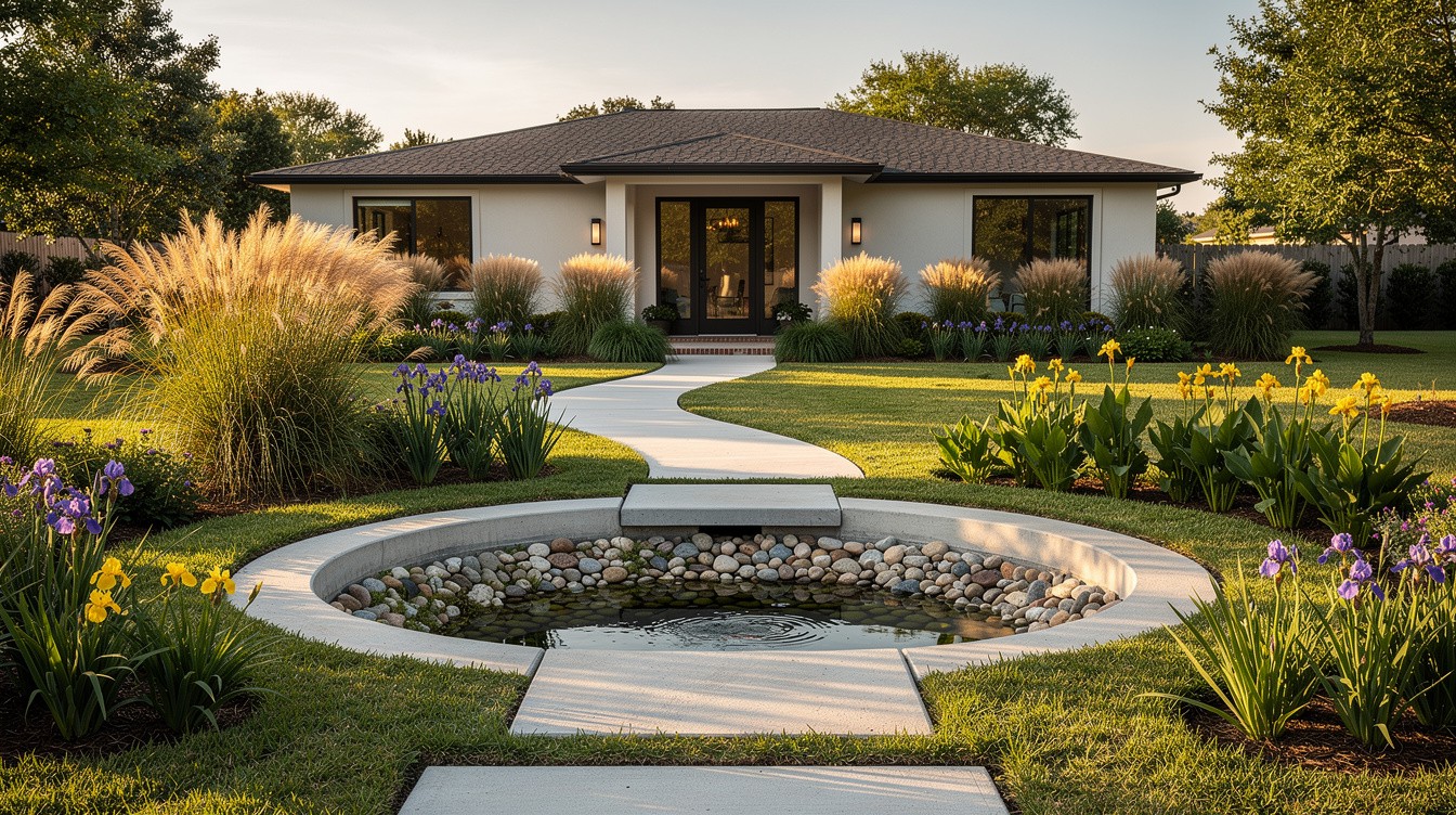 The Rain Garden Modern Landscape — Modern/Minimalist garden in Baton Rouge