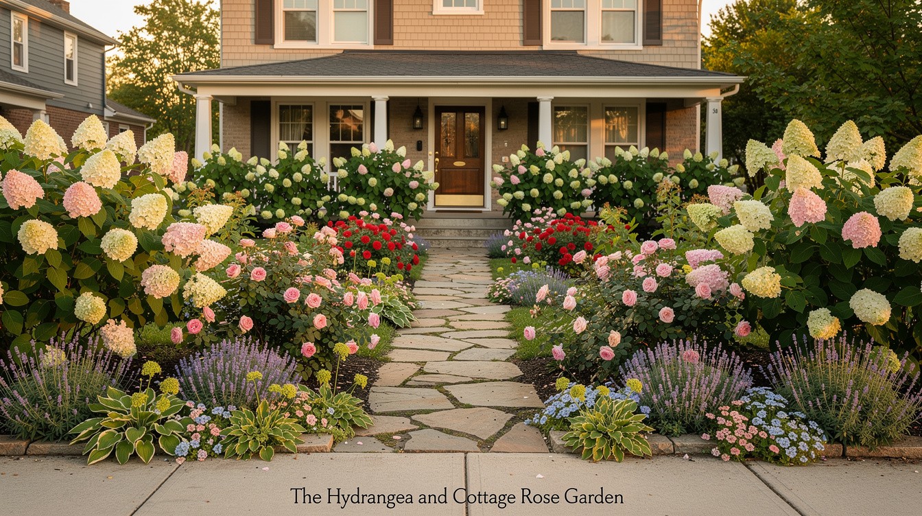 The Hydrangea and Cottage Rose Garden — Cottage/English garden in Buffalo