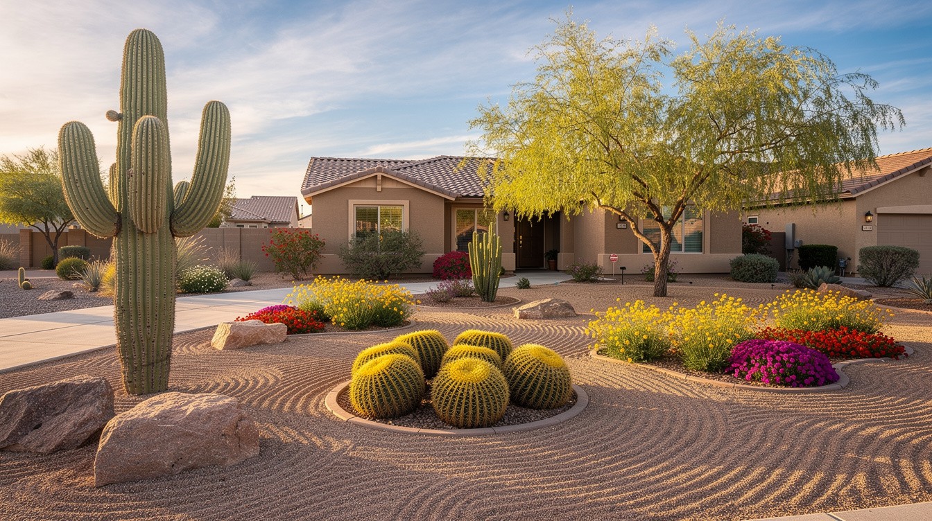 The Sonoran Front Yard — Desert/Xeriscape garden in Chandler