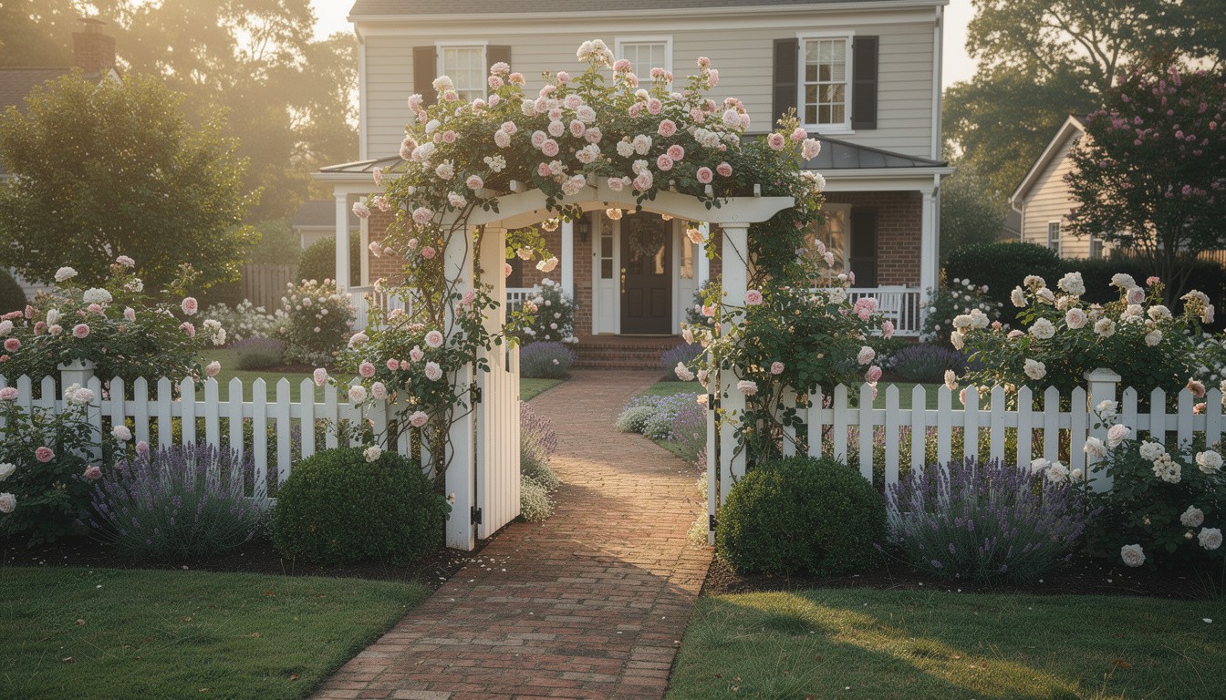 Cottage/English front yard in Charlotte, NC