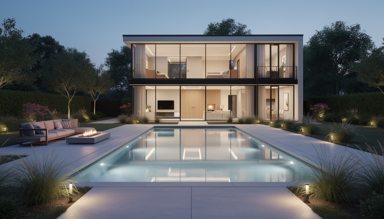 Modern/Minimalist backyard design in Charlotte, NC