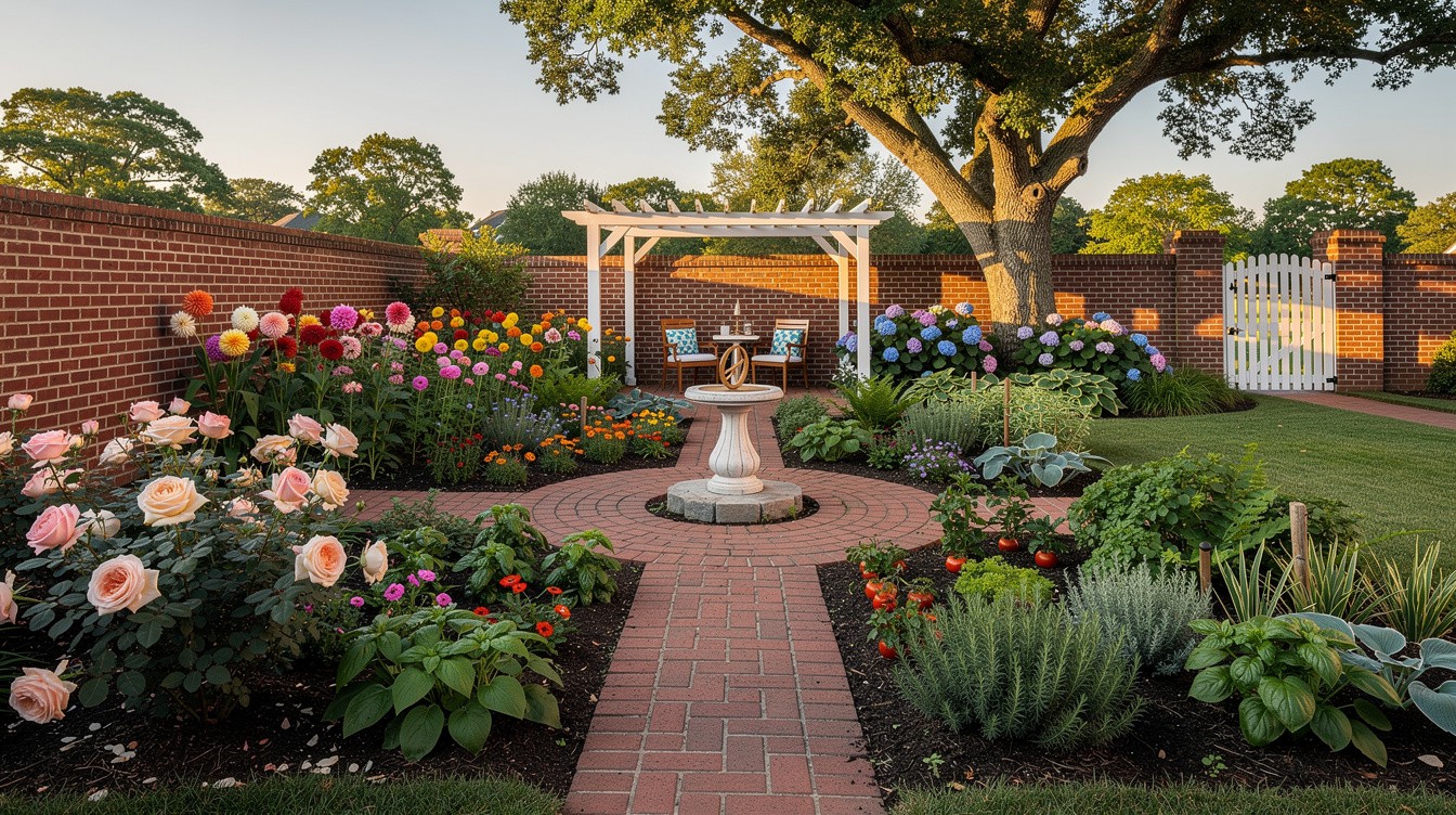 The Southern Cottage Walled Garden — Cottage/English garden in Chesapeake