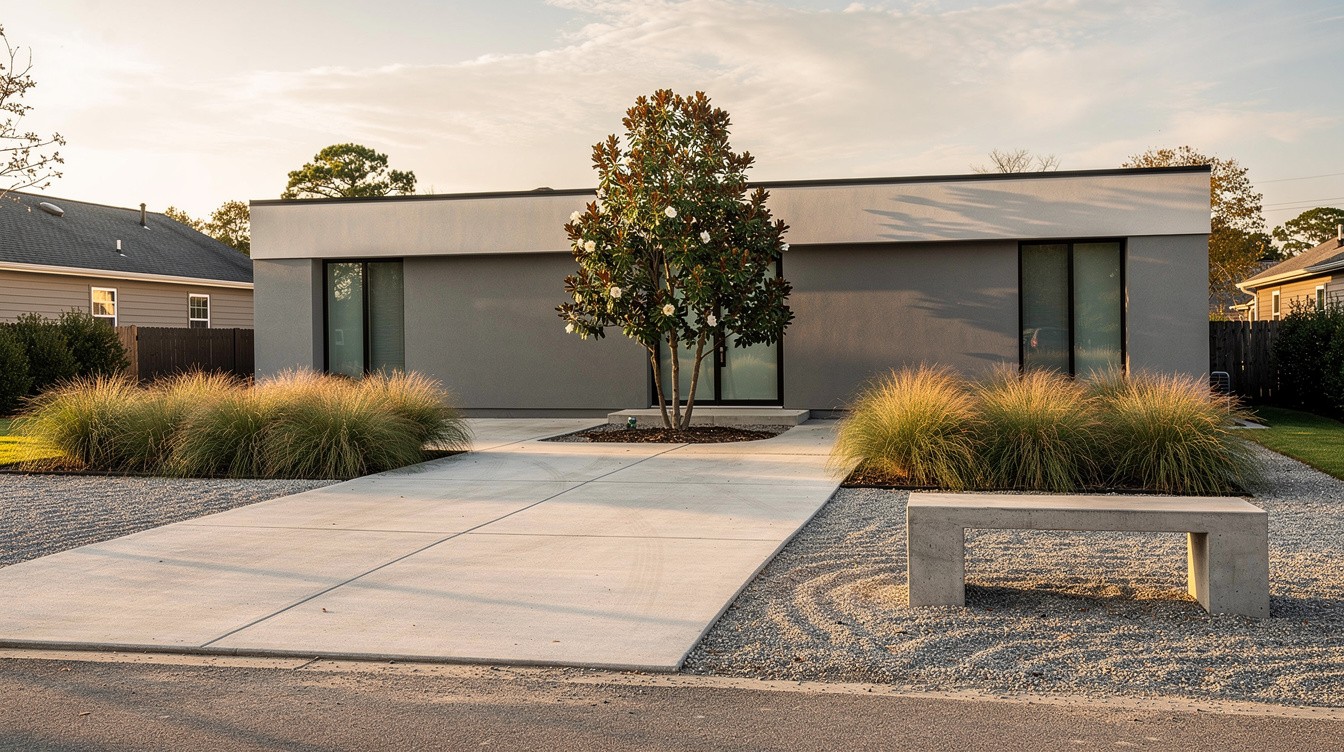 The Minimalist Concrete Garden — Modern/Minimalist garden in Chesapeake