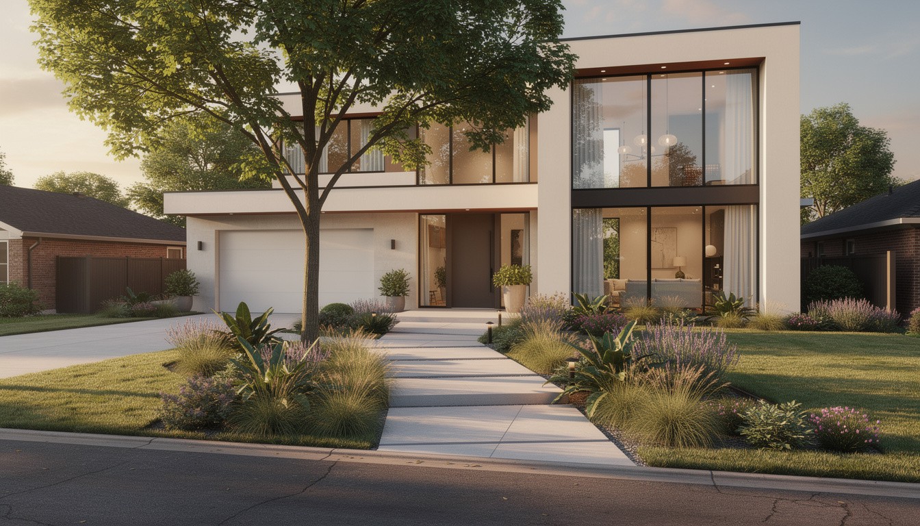 Modern/Minimalist front yard in Chicago, IL