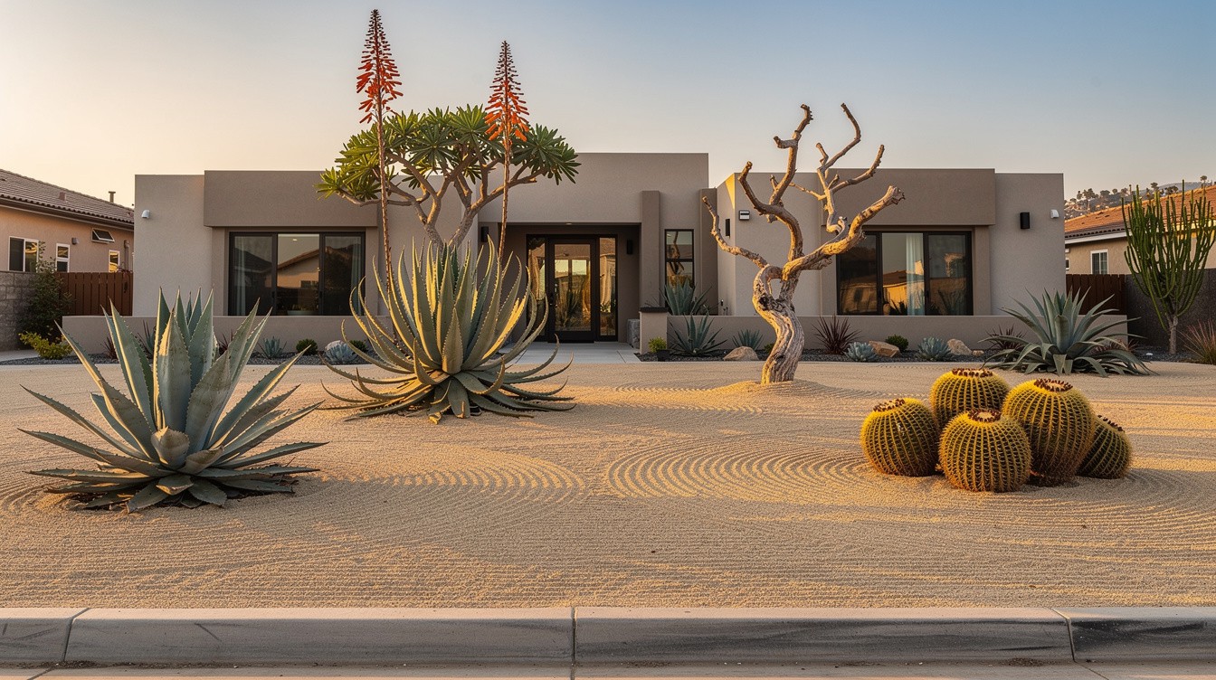 The Minimalist Succulent Gallery — Modern/Minimalist garden in Chula Vista