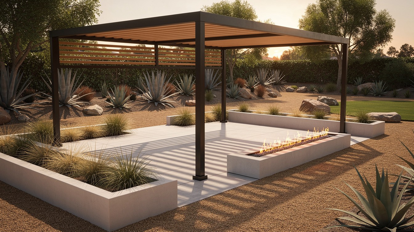 The Modern Shade Patio Garden — Modern/Minimalist garden in Chula Vista