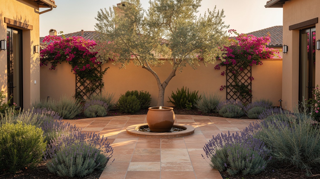 The Mediterranean-California Courtyard — Desert/Xeriscape garden in Chula Vista