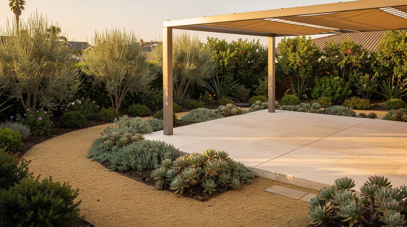 The Waterwise Backyard with Patio — Desert/Xeriscape garden in Chula Vista