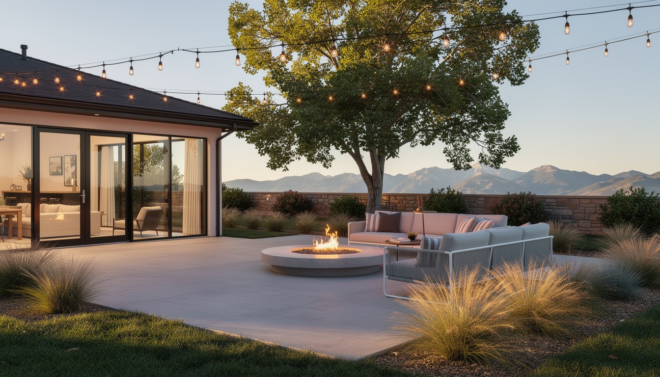 Modern/Minimalist backyard in Colorado Springs, CO