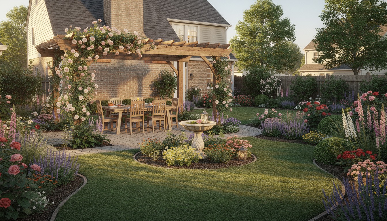 Cottage/English backyard design in Columbus, OH