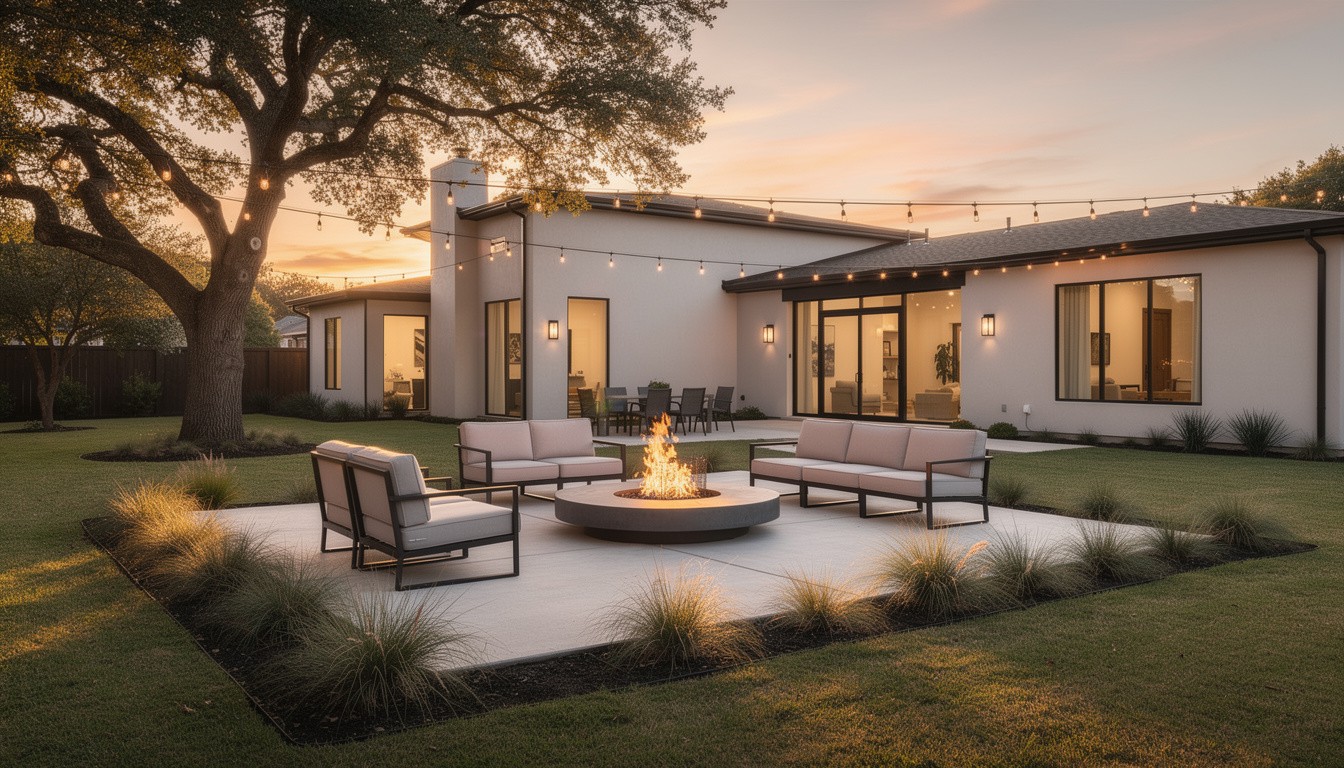 Modern/Minimalist backyard in Dallas, TX