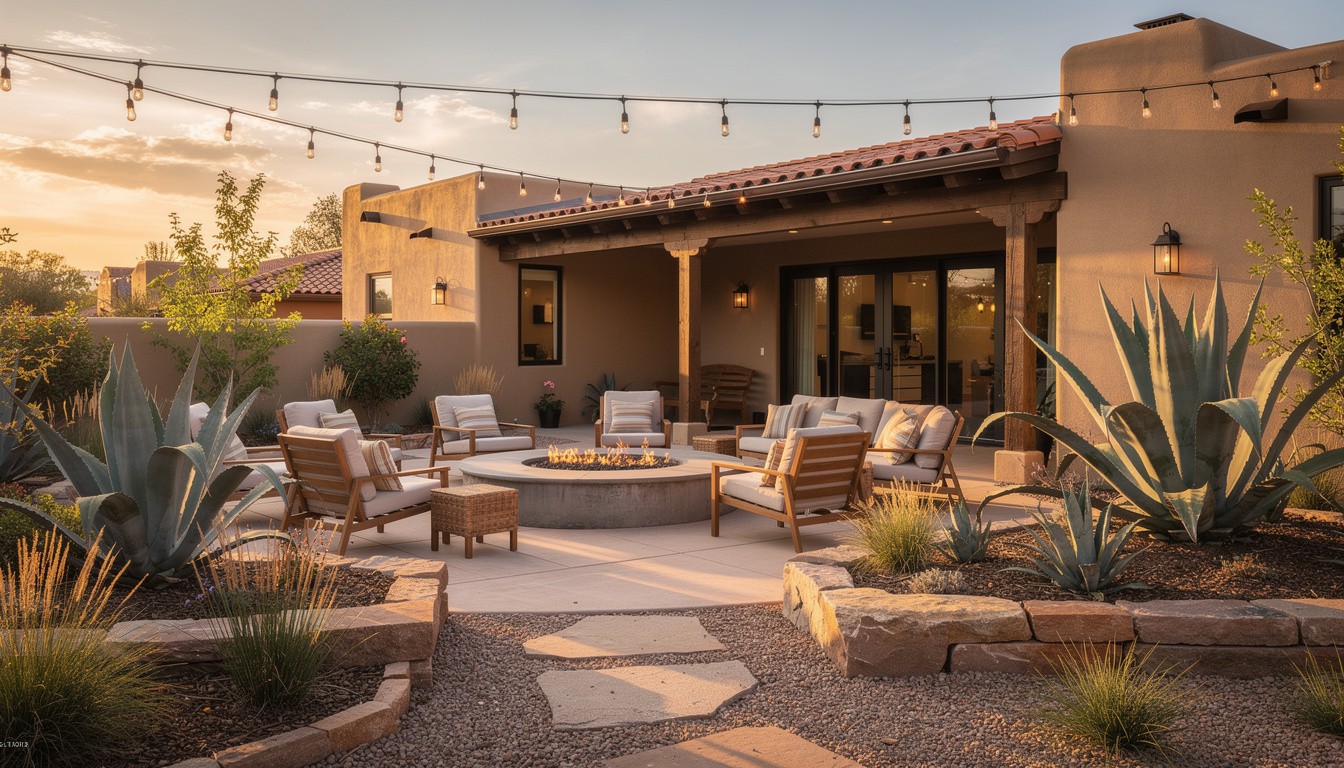 Desert/Xeriscape backyard in Denver, CO