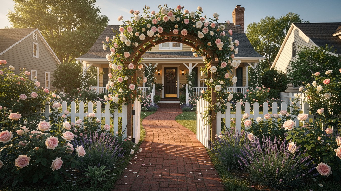 The Picket Fence Rose Walk — Cottage/English garden in Des Moines
