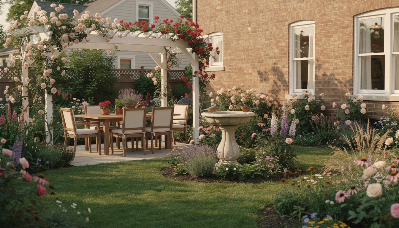 Cottage/English backyard design in Detroit, MI