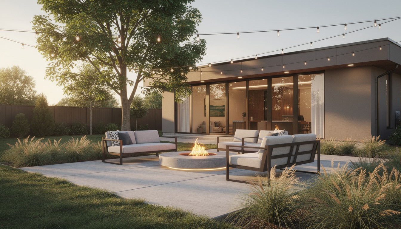 Modern/Minimalist backyard in Detroit, MI