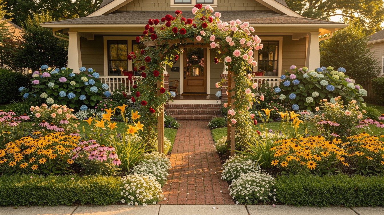 The Piedmont Cottage Border — Cottage/English garden in Durham