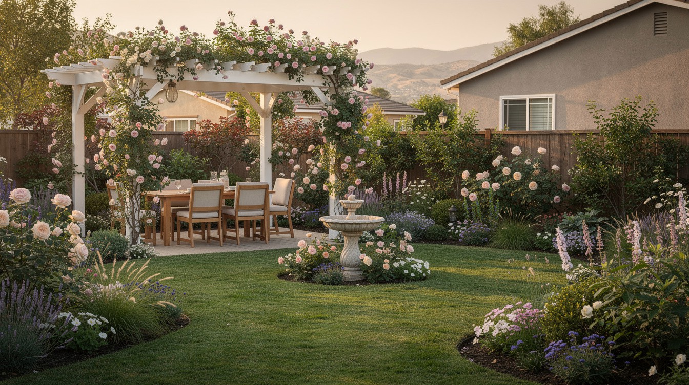 The Foothill Pergola Retreat — Cottage/English garden in Fontana