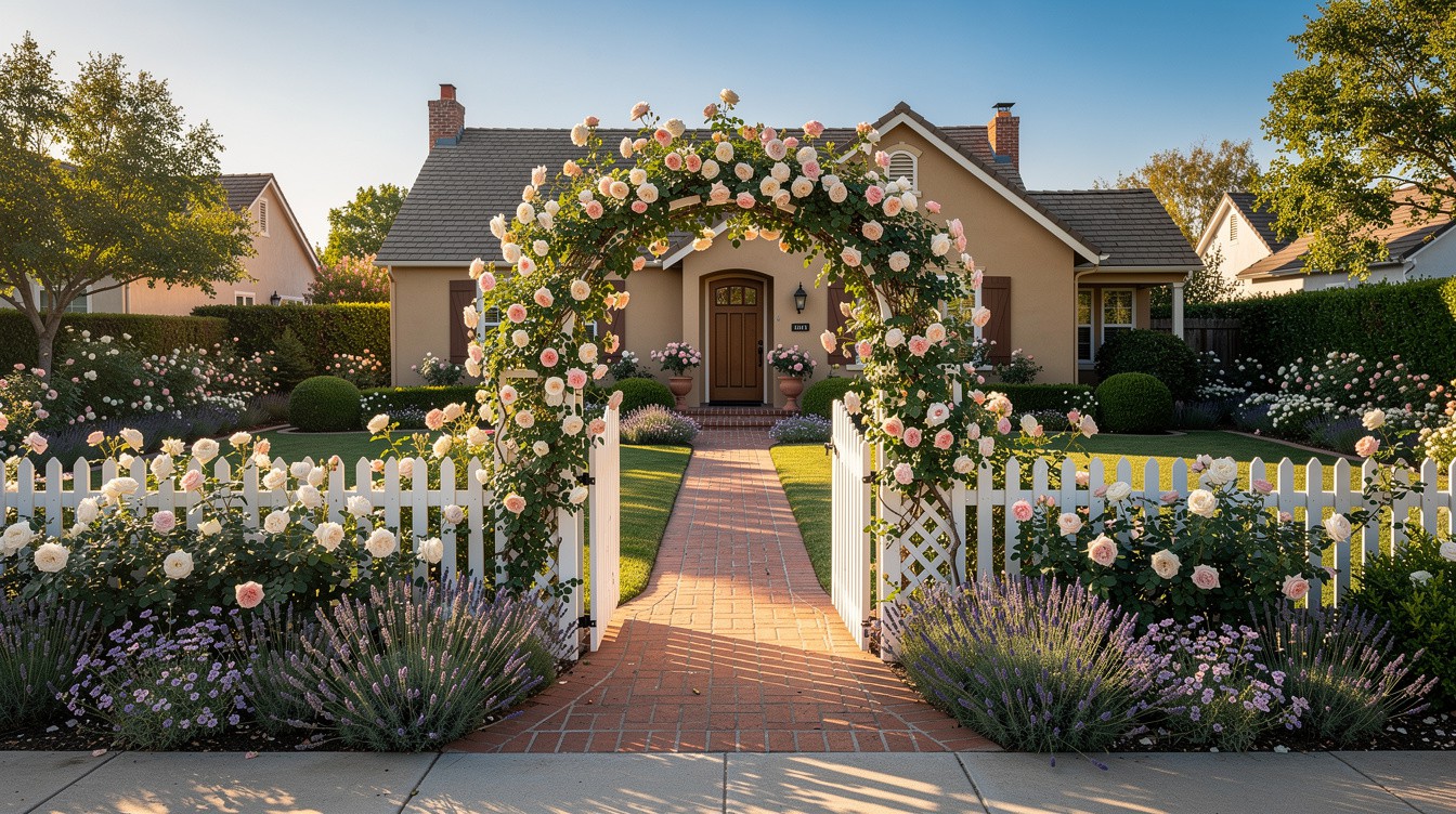 The Rose Arbor & Picket Gate — Cottage/English garden in Fontana