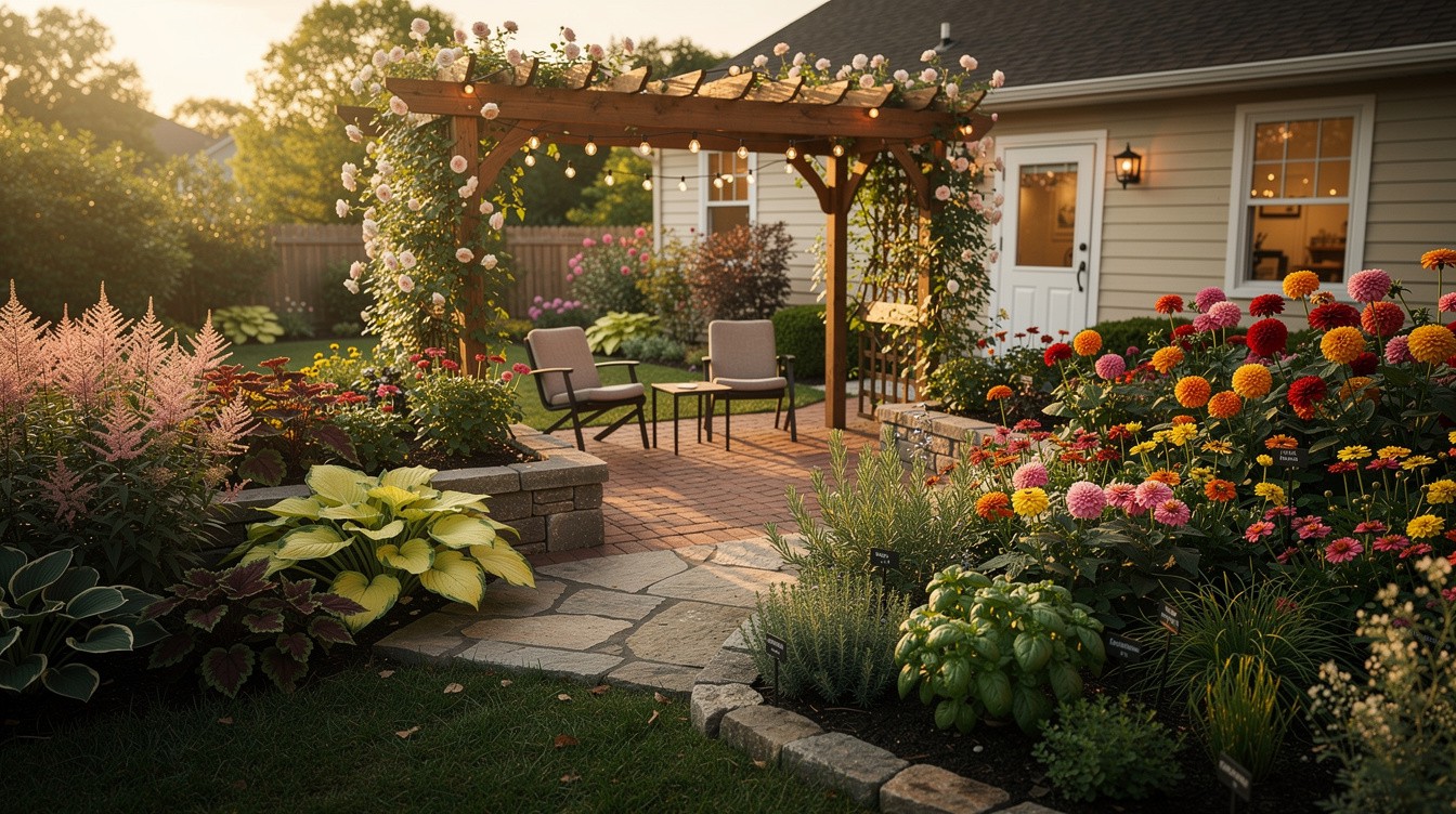 The Cottage Backyard Retreat — Cottage/English garden in Fort Wayne