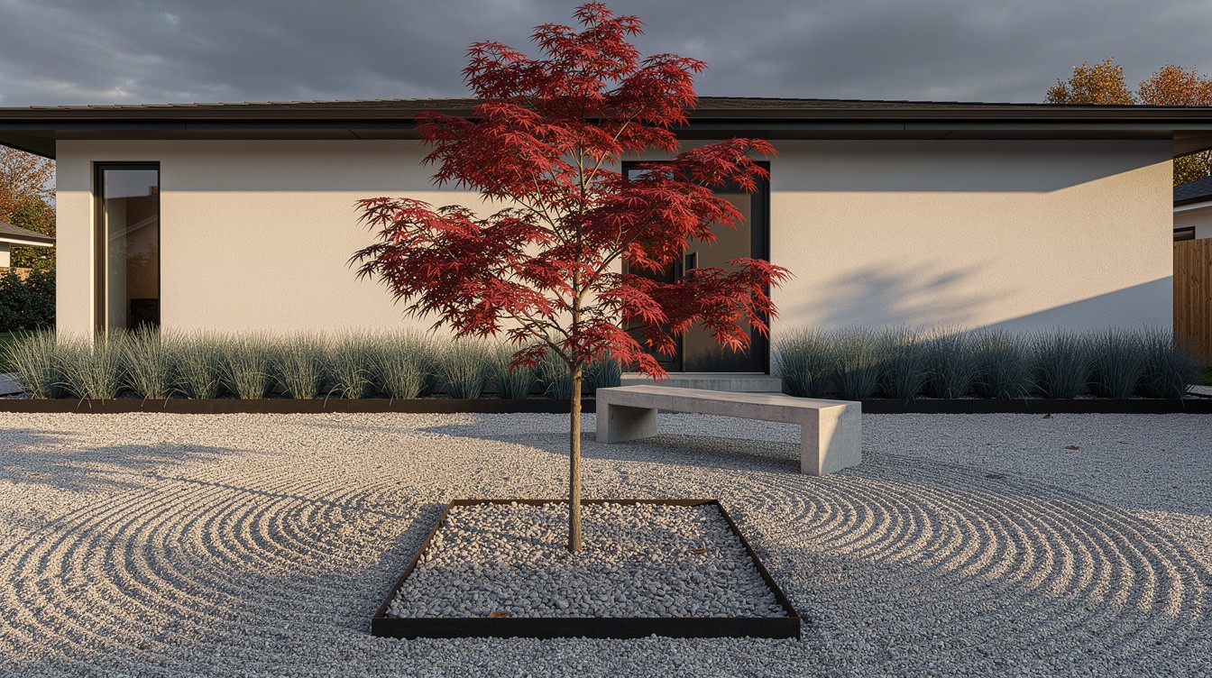 The Urban Minimalist Courtyard — Modern/Minimalist garden in Fort Wayne