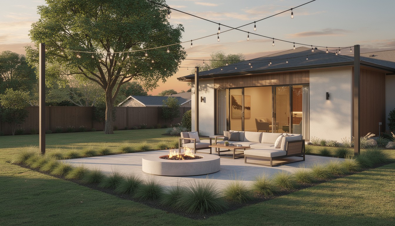 Modern/Minimalist backyard in Fort Worth, TX