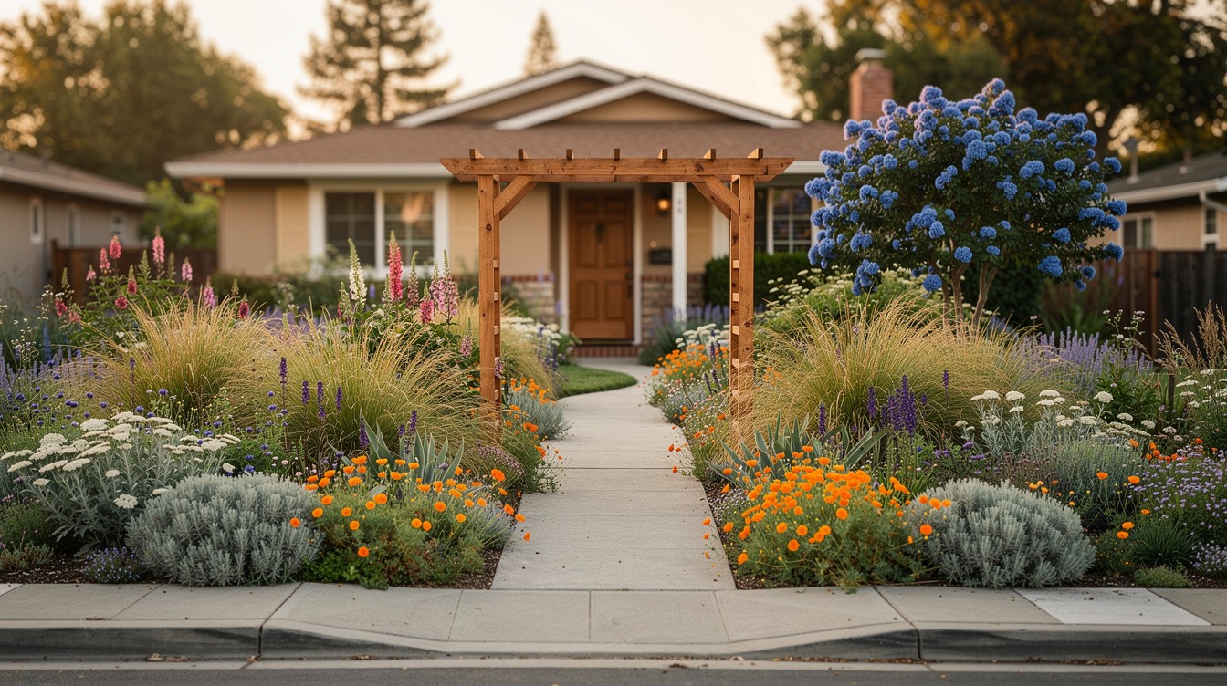 The California Native Cottage Border — Cottage/English garden in Fremont