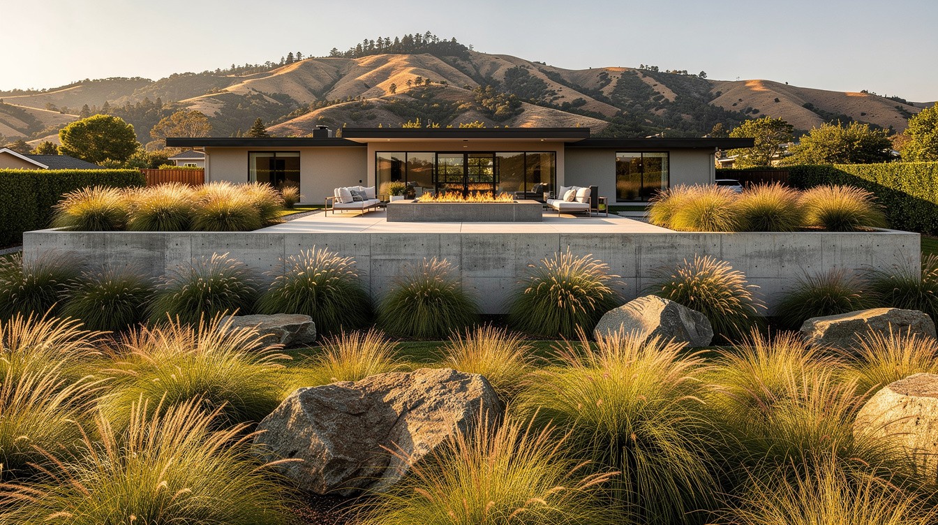 The East Bay Hills Garden — Modern/Minimalist garden in Fremont
