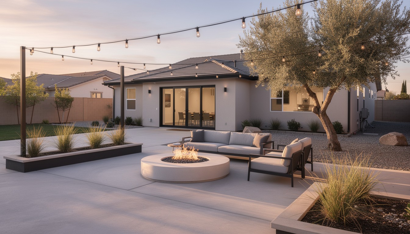 Modern/Minimalist backyard in Fresno, CA