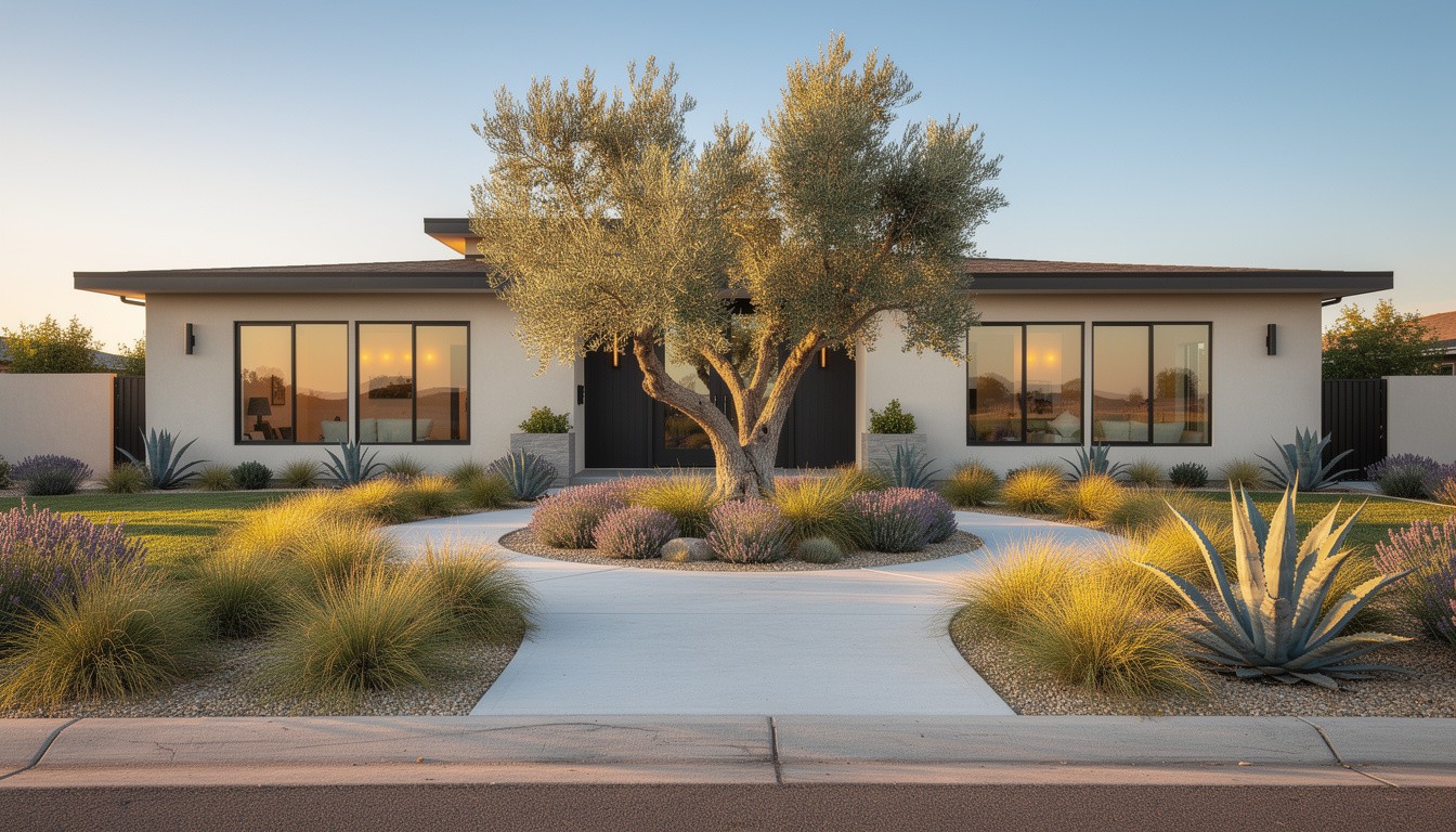 Modern/Minimalist front yard in Fresno, CA