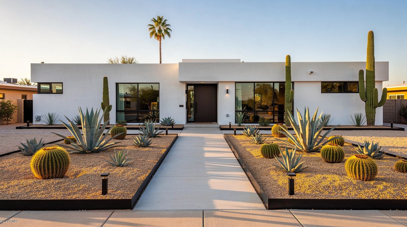 The Desert Modern Cactus Garden — Modern/Minimalist garden in Glendale