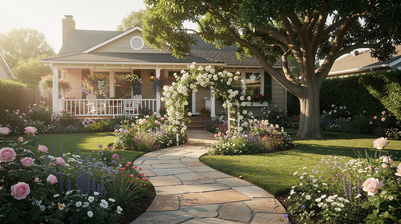 The Wraparound Porch Border — Cottage/English garden in Glendale