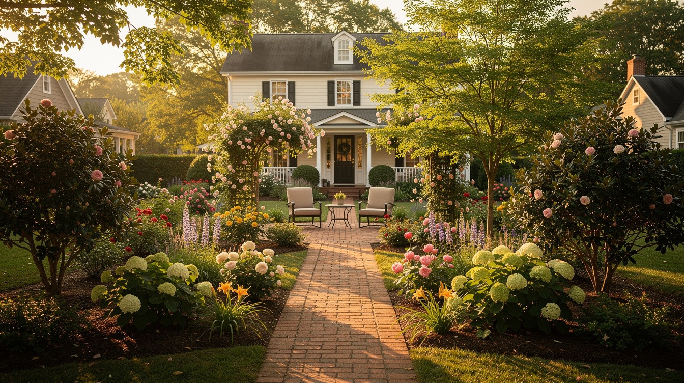 Southern Cottage Garden with Camellia and Rose Collection — Cottage/English garden in Greensboro