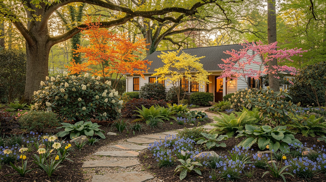 Native Piedmont Shade Cottage with Wildflowers — Cottage/English garden in Greensboro