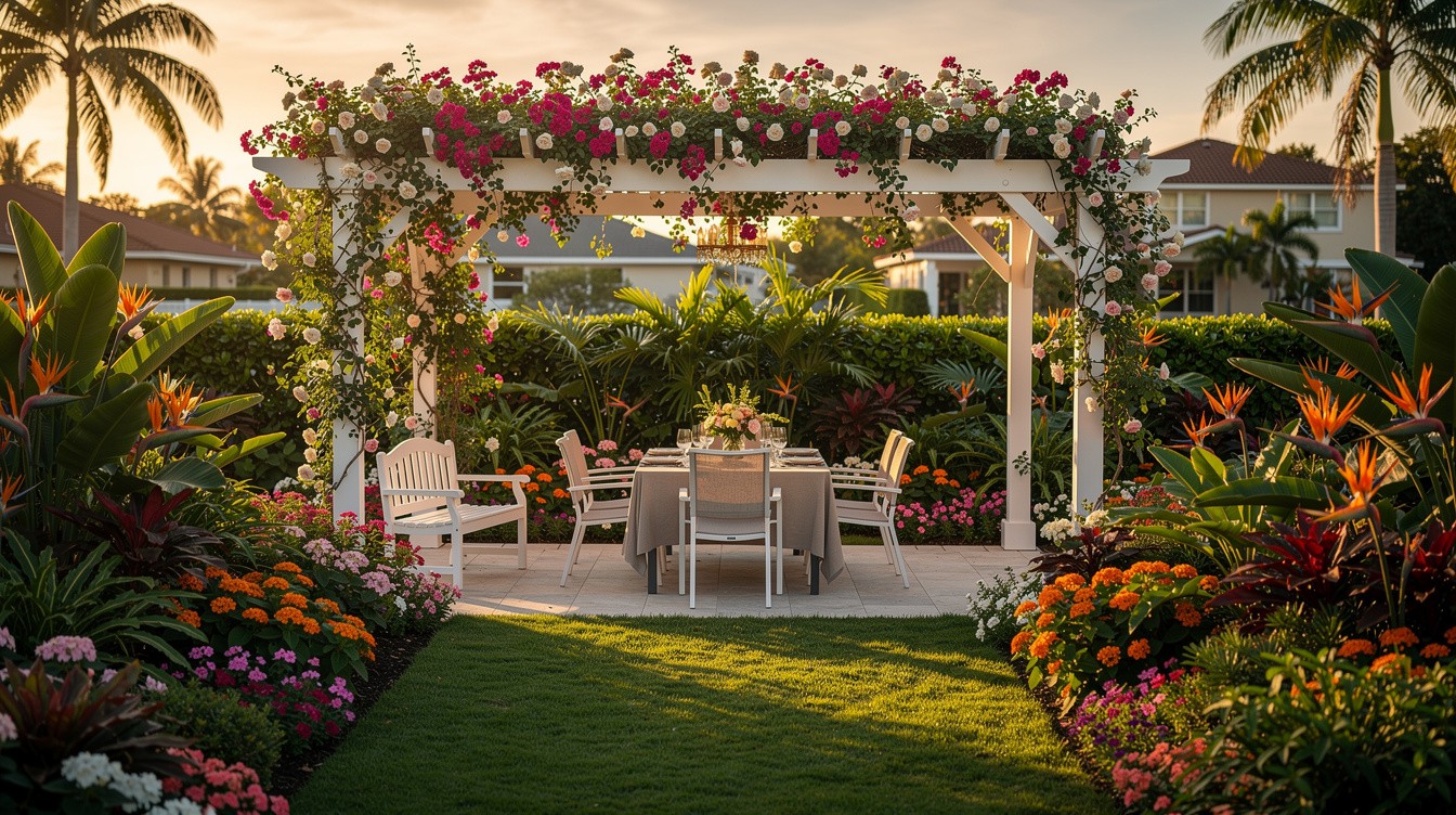 The Florida Cottage Pergola Garden — Cottage/English garden in Hialeah