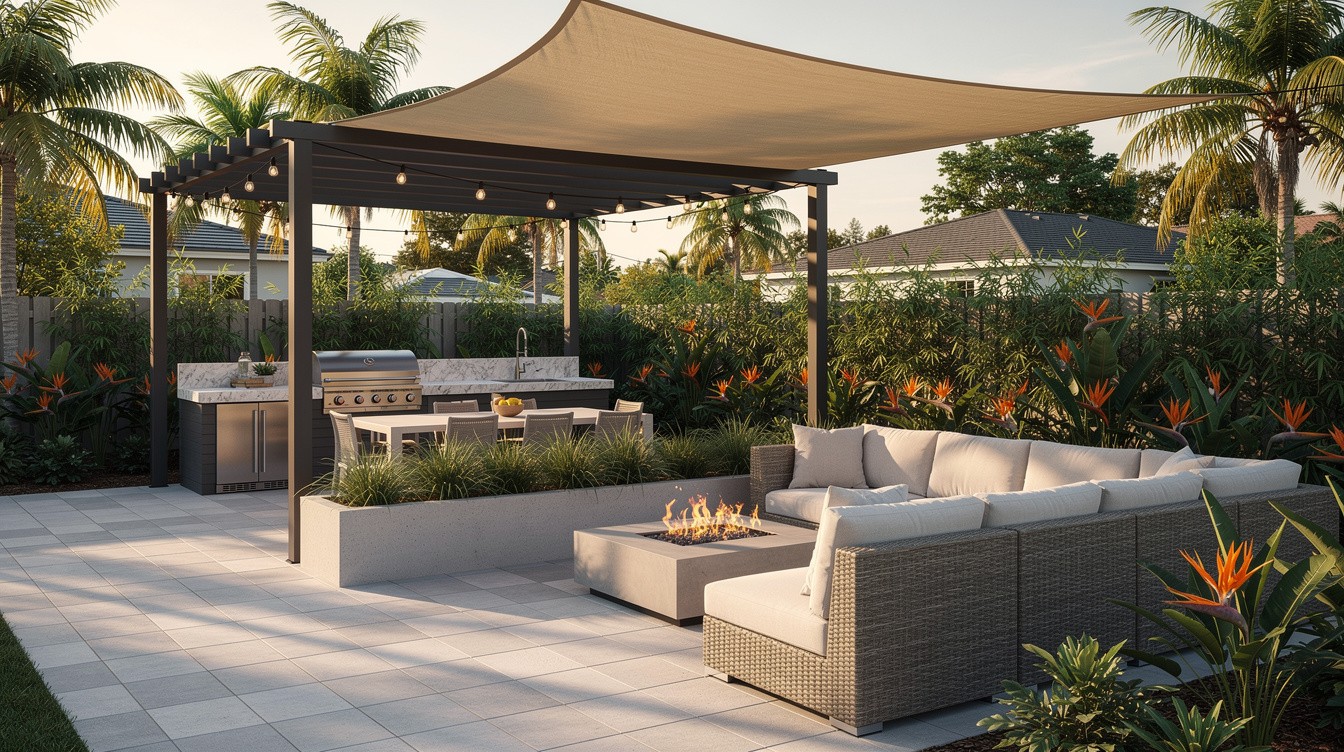 The Outdoor Living Room — Modern/Minimalist garden in Hialeah