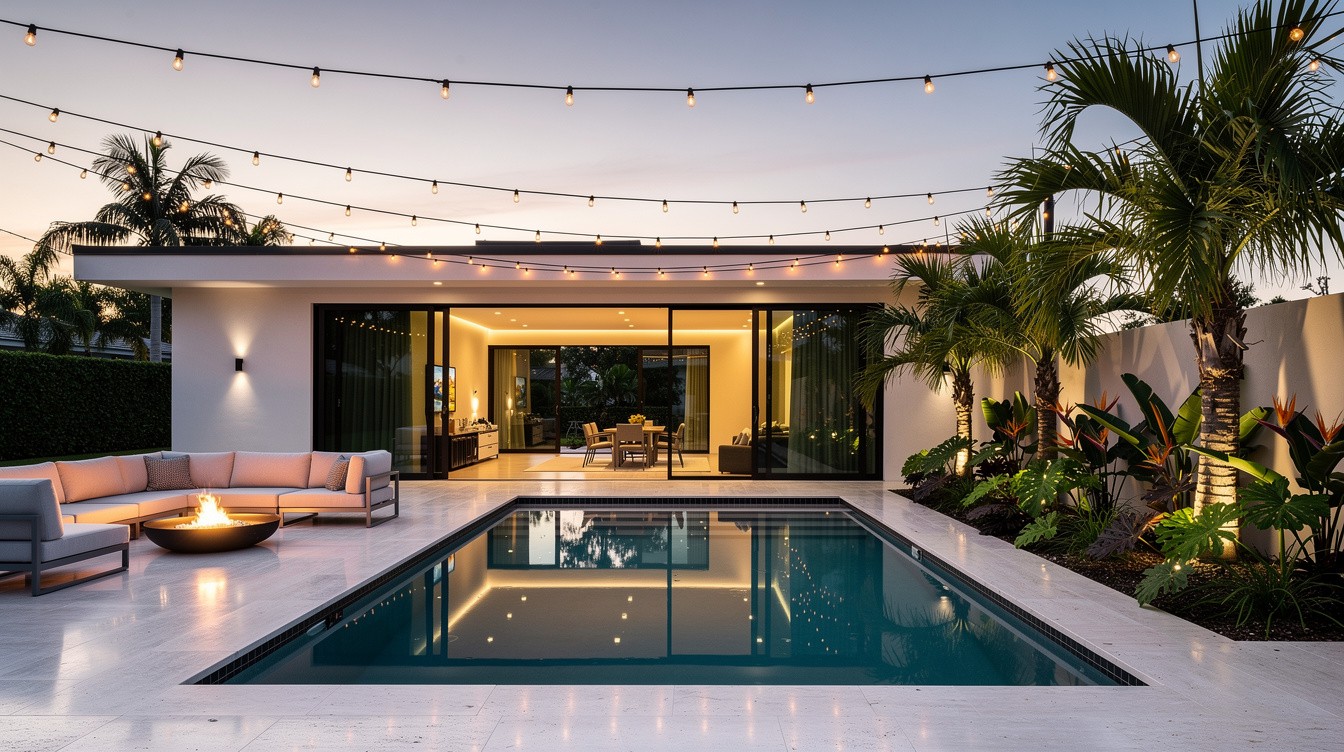 The Modern Tropical Outdoor Room — Tropical/Lush garden in Hialeah